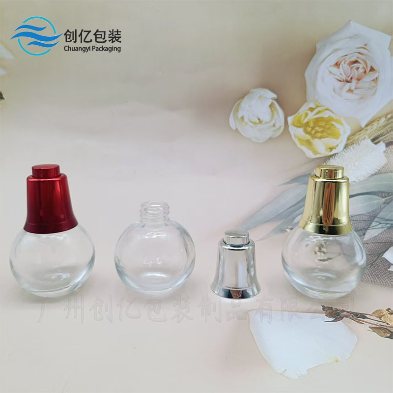 スポットメガ同型 30ml エッセンシャルオイルドロッパー ガラスボトル バブルオイルボトル ウォーターライトエッセンスオイルボトル|undefined