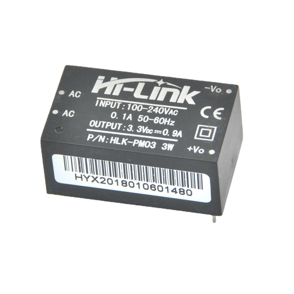 ACDC стабилизированное напряжение изоляционный модуль питания 220V в 3.3V 3W низковольтная волна шум выход защита от перегрузки PM03
