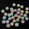 Acrylic matte beads, bracelet, accessory, flowered, wholesale