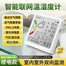 温湿度计简约智能家居电子数字温湿度计室内温度计干湿度表家用