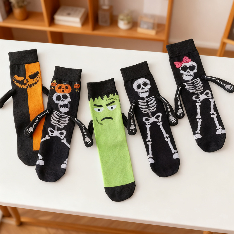 Halloween Amazon Animal Mid-Calf Socks Geometric Men's Socks Funny Skeleton Socks Smiley Face Women's Socks Trendy Socks Hand-In-Hand Socks Halloween Amazon Animal Mid-Calf Socks Geometric Men's Socks Funny Skeleton Socks Smiley Face Women's Socks Trendy Socks Hand-In-Hand Socks