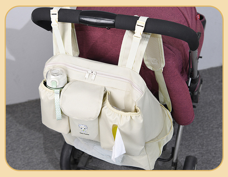 Double Shoulder Mommy Large Capacity Multifunctional Maternity Baby Pregnancy Can Be Hung On Stroller Storage Bag_voghion.com