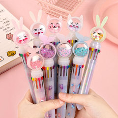 Creative Student Gift Back-to-School Training Activity Glitter 10-Color Round Pen Student Supplies Class