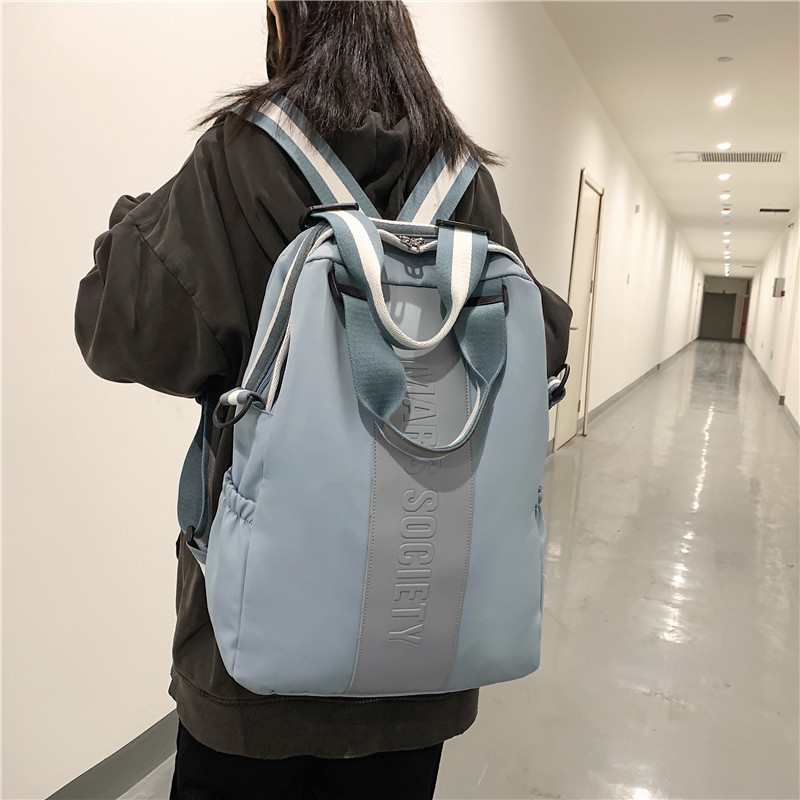 Backpack Women 2020 new pattern Korean Edition fashion travel High-capacity nylon Backpack Men's schoolbag