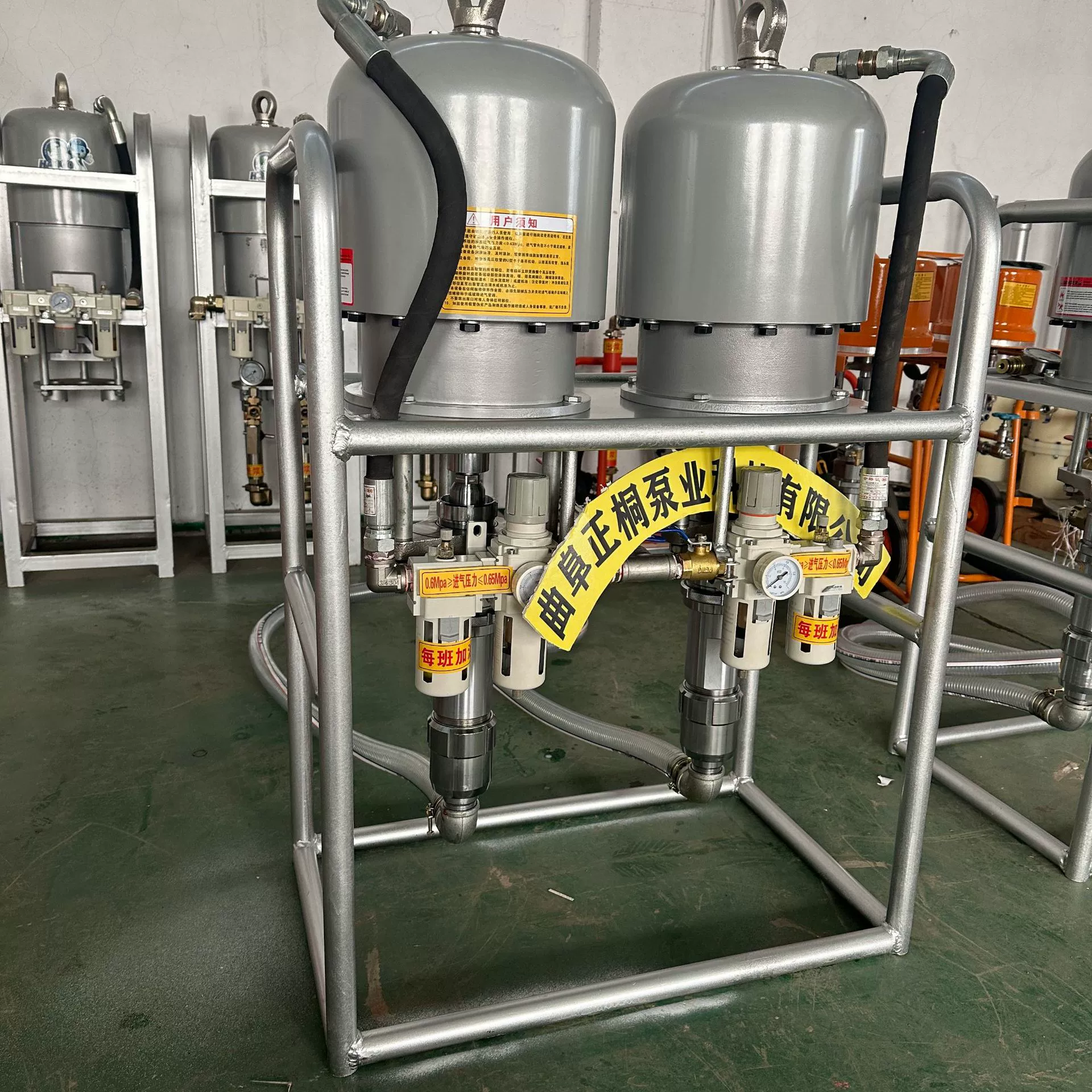 2ZBQ120/22 Пневматические мостовые туннели для угольных шахт Химическая суспензия насос высокого давления высокой мощности Многопропорциональное цементное устройство