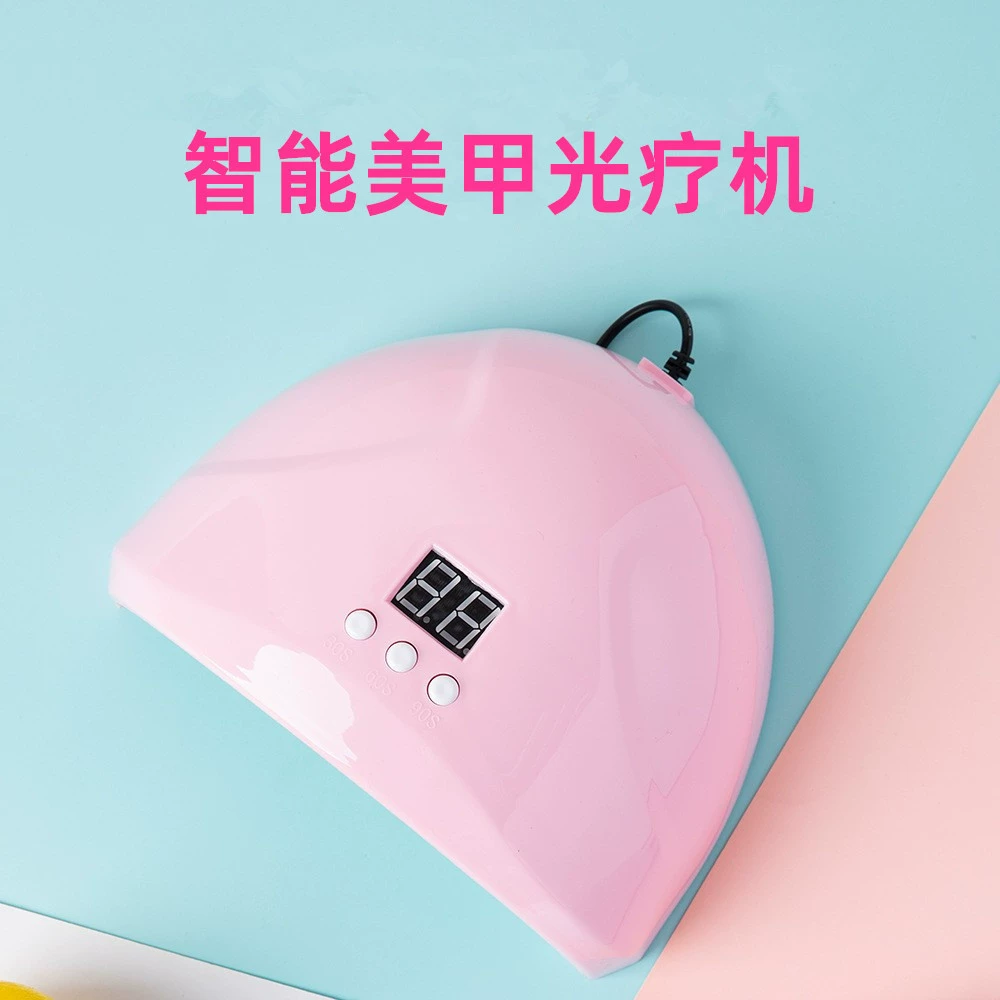 Трансграничные производители оптовая продажа мини-интеллектуальная индукционная трехступентная маникюрная лампа цифровой дисплей светодиодный свет для ногтей фототерапия машина