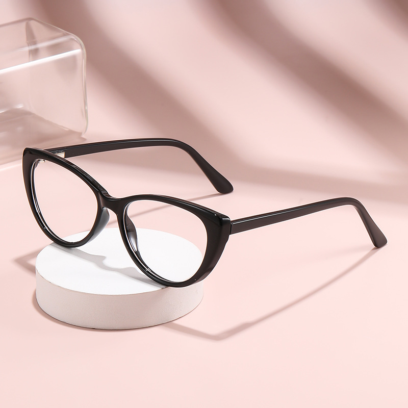 Moda gafas de lector pin ultra ligero transfronterizo ojo de gato red red especial de alta definición anti-luz azul gafas de lector para personas mayores