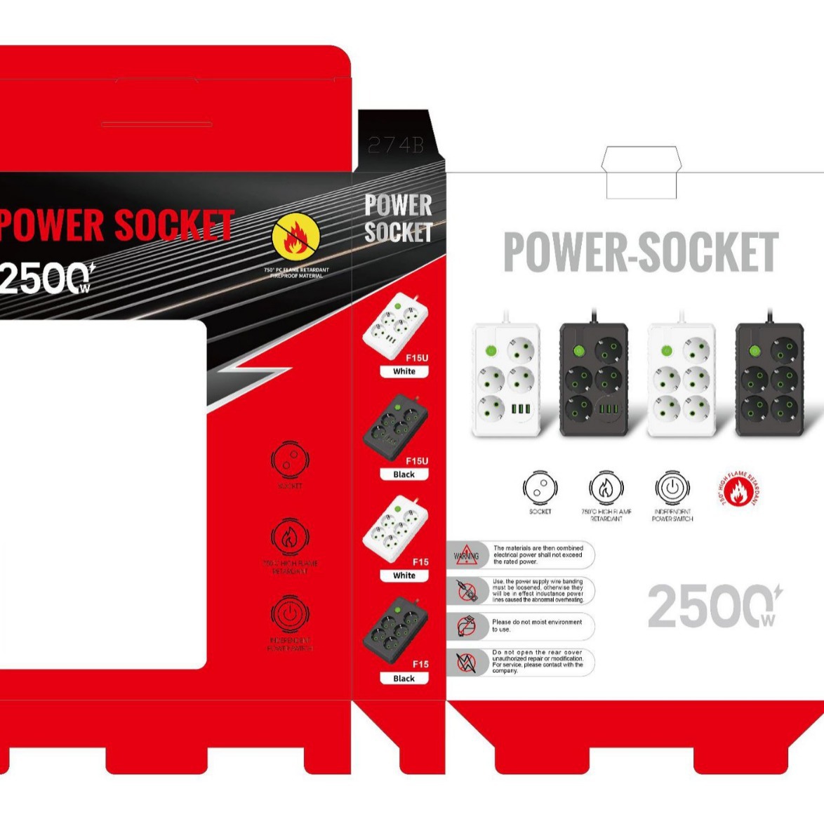 Negro y blanco comercio exterior exportación transfronteriza Indonesia Rusia estilo europeo estándar europeo zócalo de enchufe de doble redón