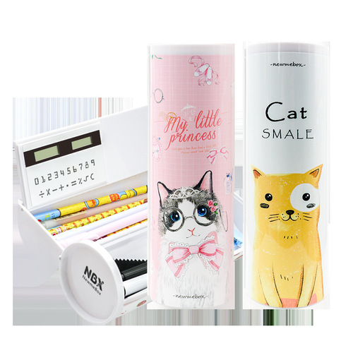 NBX long electronic password lock pen box multifunctional smart technology stationery box pencil box factory delivery