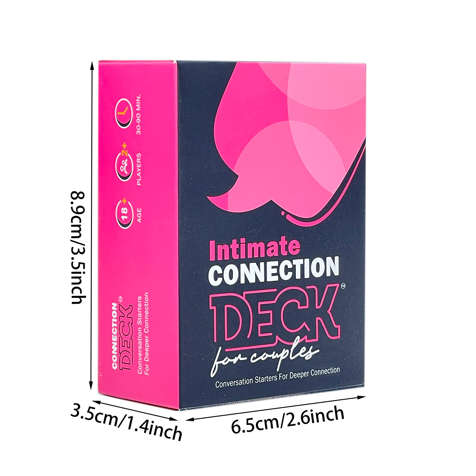 Comeciton deck tarjeta de juego de pareja en inglés tarjeta de diálogo afectuoso juego de mesa lover spot