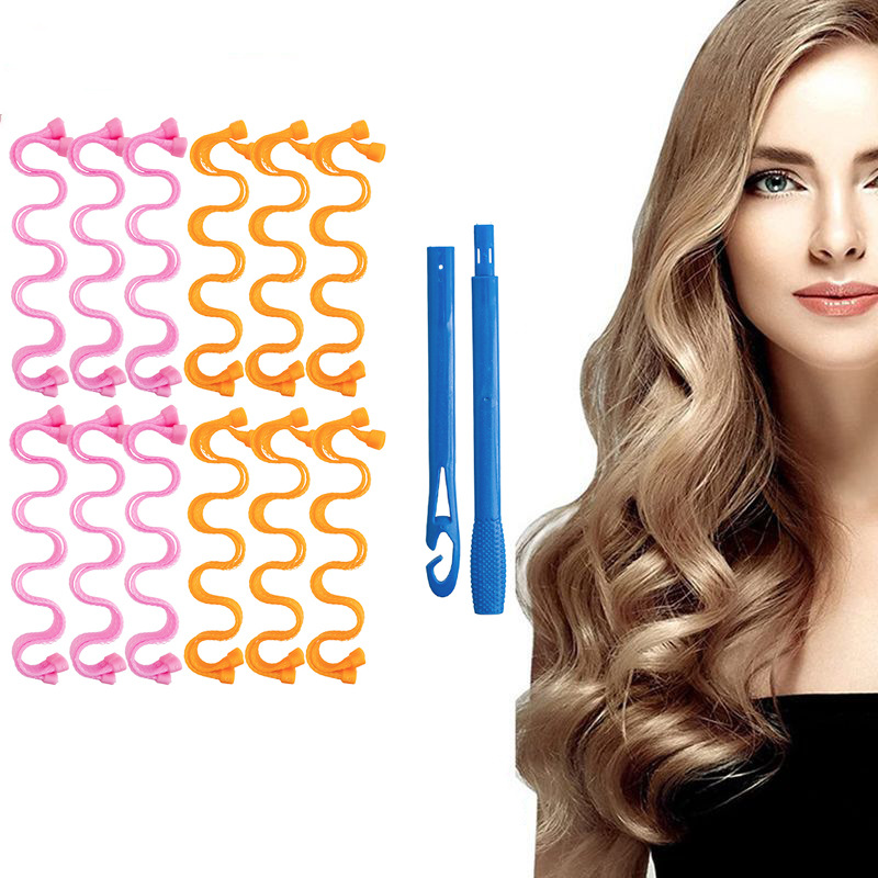 Magic Curling Iron Water Ripple Magic Perm 25-65cm Versatile Lazy Quick Curling Iron Spiral Wave Hair Curler