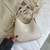 Capacious fashionable shoulder bag, demi-season one-shoulder bag, genuine leather, 2021 collection, Korean style