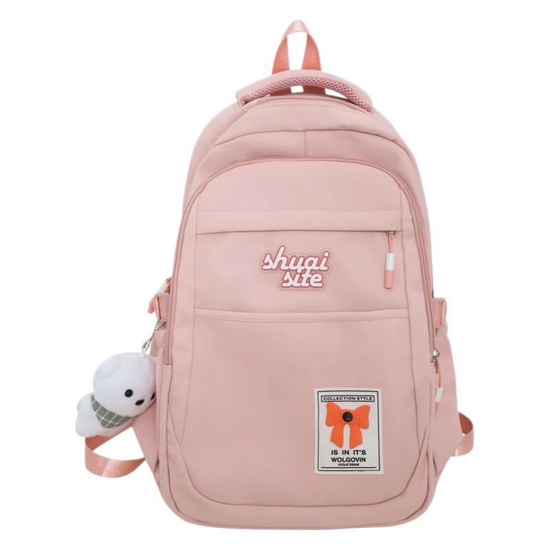 Mochilas escolares para estudiantes de secundaria 2025 bolsas de ocio simples y ligeras para mujeres de gran capacidad