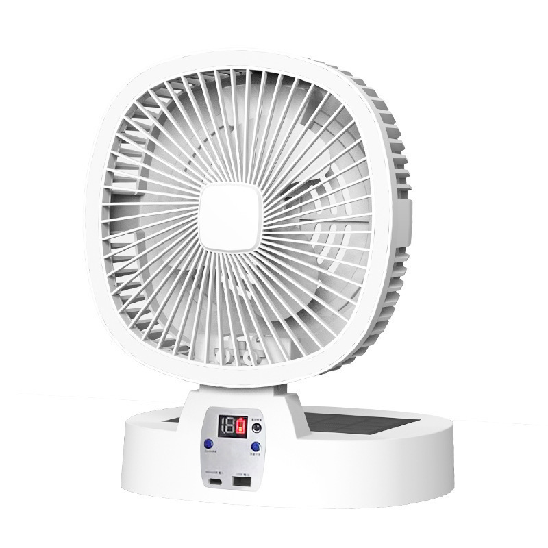 新型室内屋外キャンプ扇風機太陽光充電可能長尺航続無線携帯式調灯扇風機|undefined