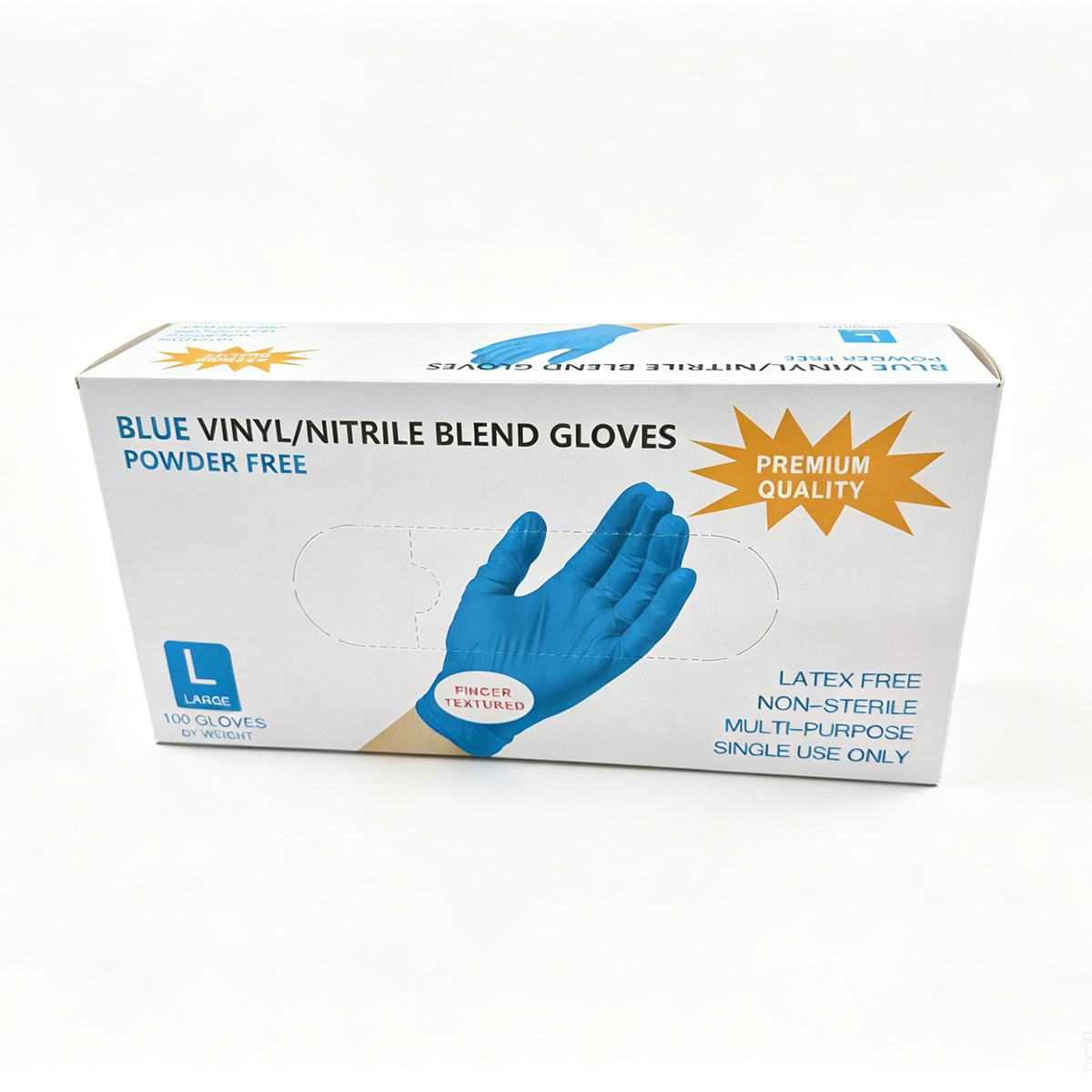 Guantes Desechables de Nitrilo Reforzados de Nitrilo Sintético Desechable para Industria