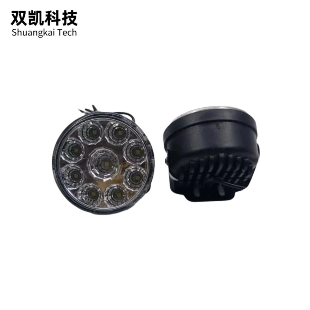 Автомобиль противотуманные фары дневной свет 9led круглый дневной свет круглый дневной свет