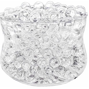 Transparent Hydrogel Beads 10000 Pcl Transparent Water Beads 1.5-2.0 Vase Growth Crystal Pearl Wedding Decorations