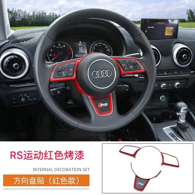 Bowl Panel – Other Automotive Interior Supplies - a3-steering-wheel-trim-frame-red