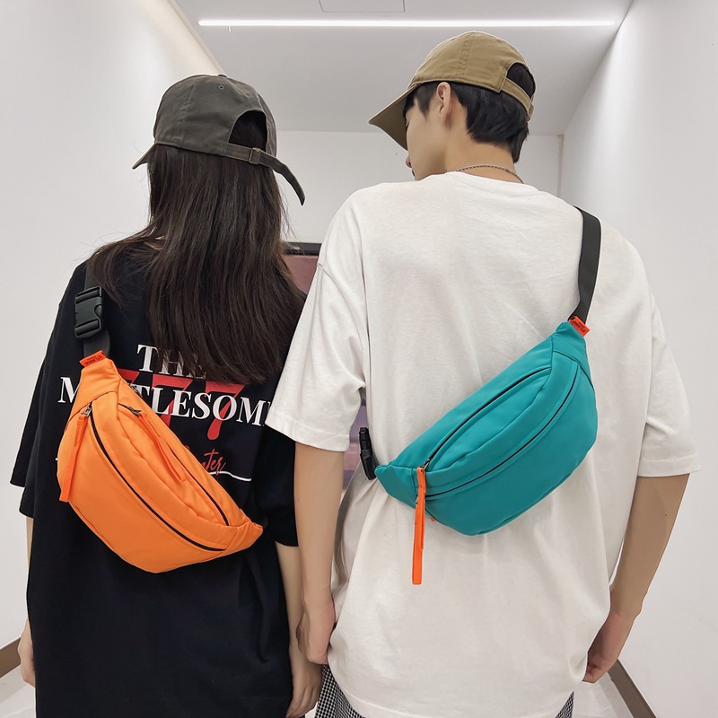 Fashion brand crossbody bag simple fashion waist pack men's fashion small body bag men's and women's leisure travel mobile phone bag