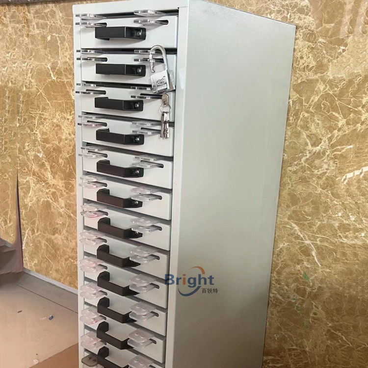 Специальные изолирующие замки для одиночного шкафа с морским маслом, 280 × 400 × 960 мм, нержавеющая сталь, 15 замков для ящиков, картотеки