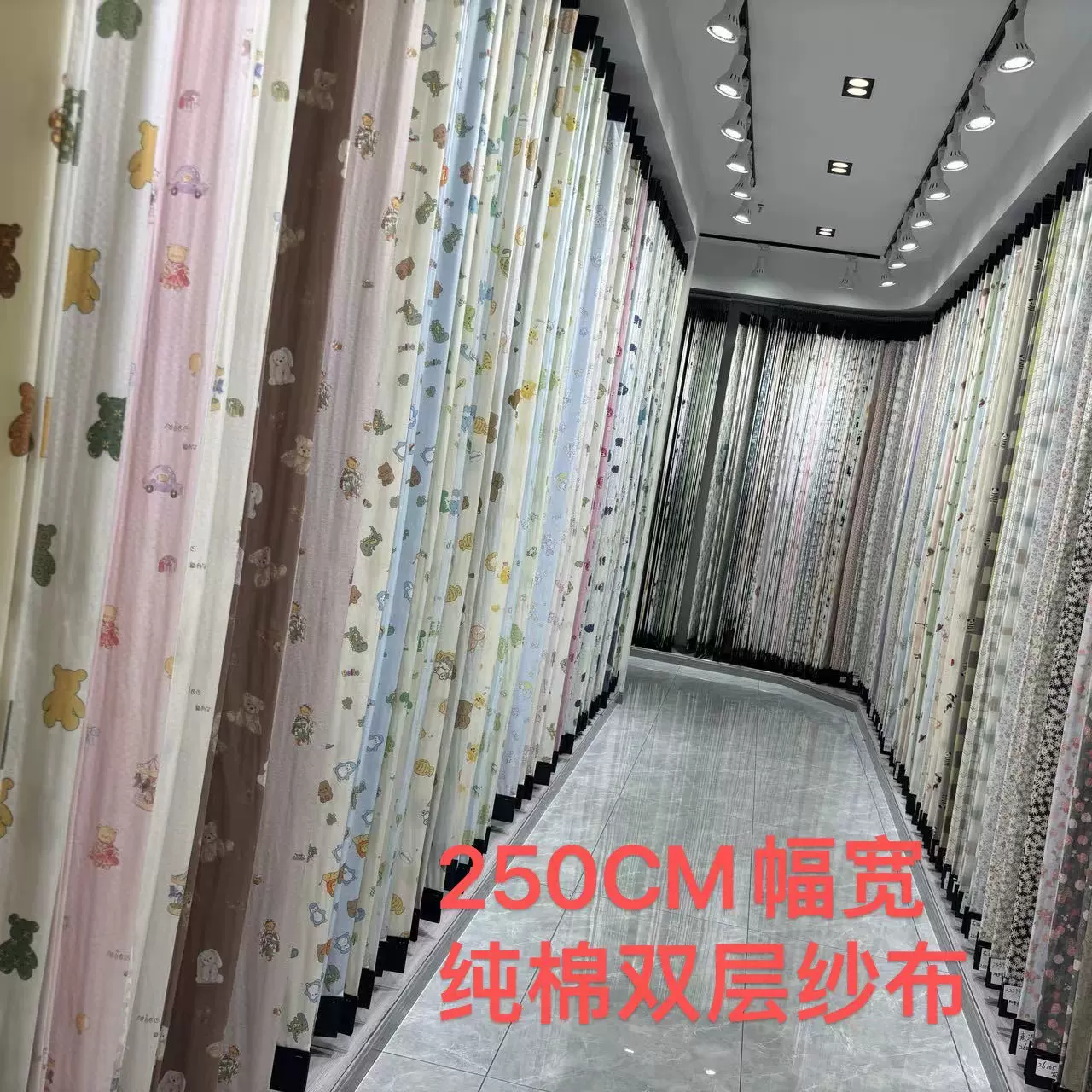 全棉双层纱布料 纯棉皱纱家居服枕头小碎花纯色家纺布料厂家批发