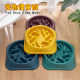 Pet Slow Food Bowl Dog Bowl Anti-choking Anti-skid Anti-overturning Dog Food Bowl Plastic Pet Bowl Pet Supplies Wholesale