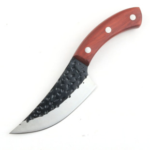 Slaughter multi-purpose multi-bone knife hammer forging curved knife vegetable slicing fish knife pork kitchen knife meat selling knife