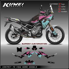 春風 450MT プリントステッカーアンチスクラッチバージョン耐摩耗性フルカーフィルムボディステッカーデカールに適しています