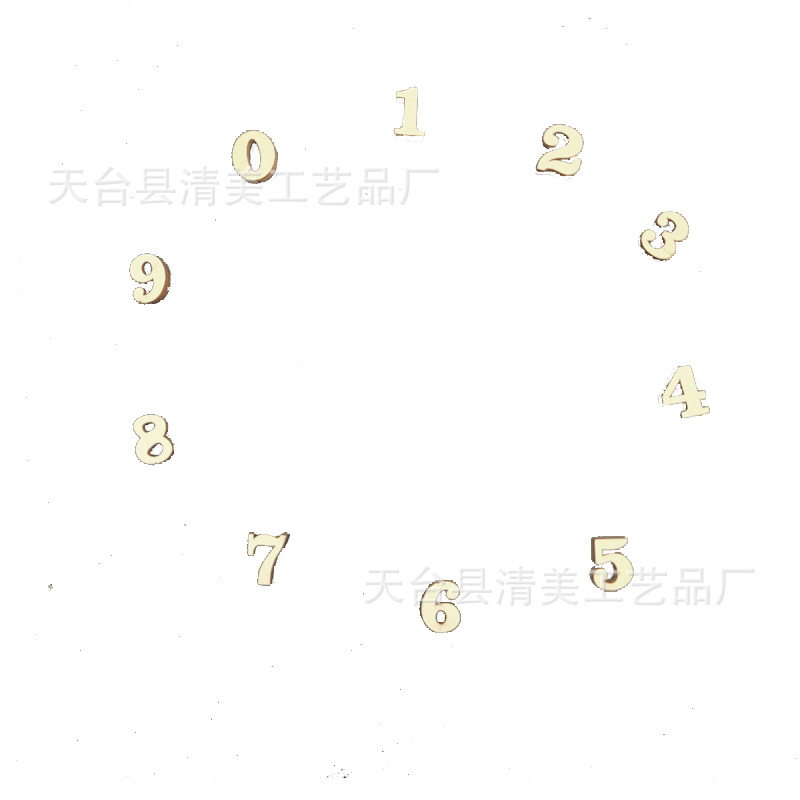 15mm mezcla de números de madera de bricolaje 0-9 bloques de construcción de rompecabezas de alfabetización para niños creativos digitales