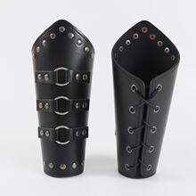 Q 74085 Punk Riding Arm Bands with Studs ��˻��� �羳ŷ����