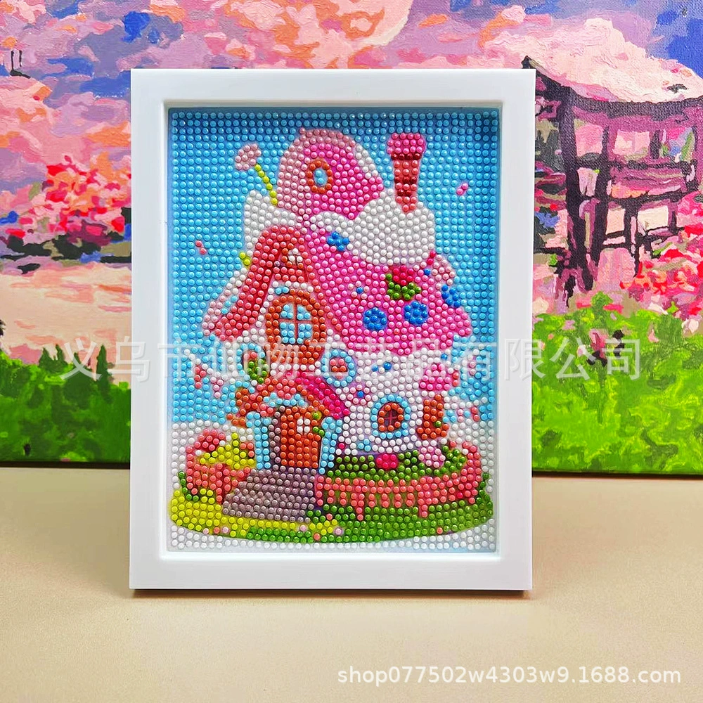 Набор для алмазной живописи Sanrio Kuromi, 17×22 см пластиковая рамка, набор для творчества DIY для детей