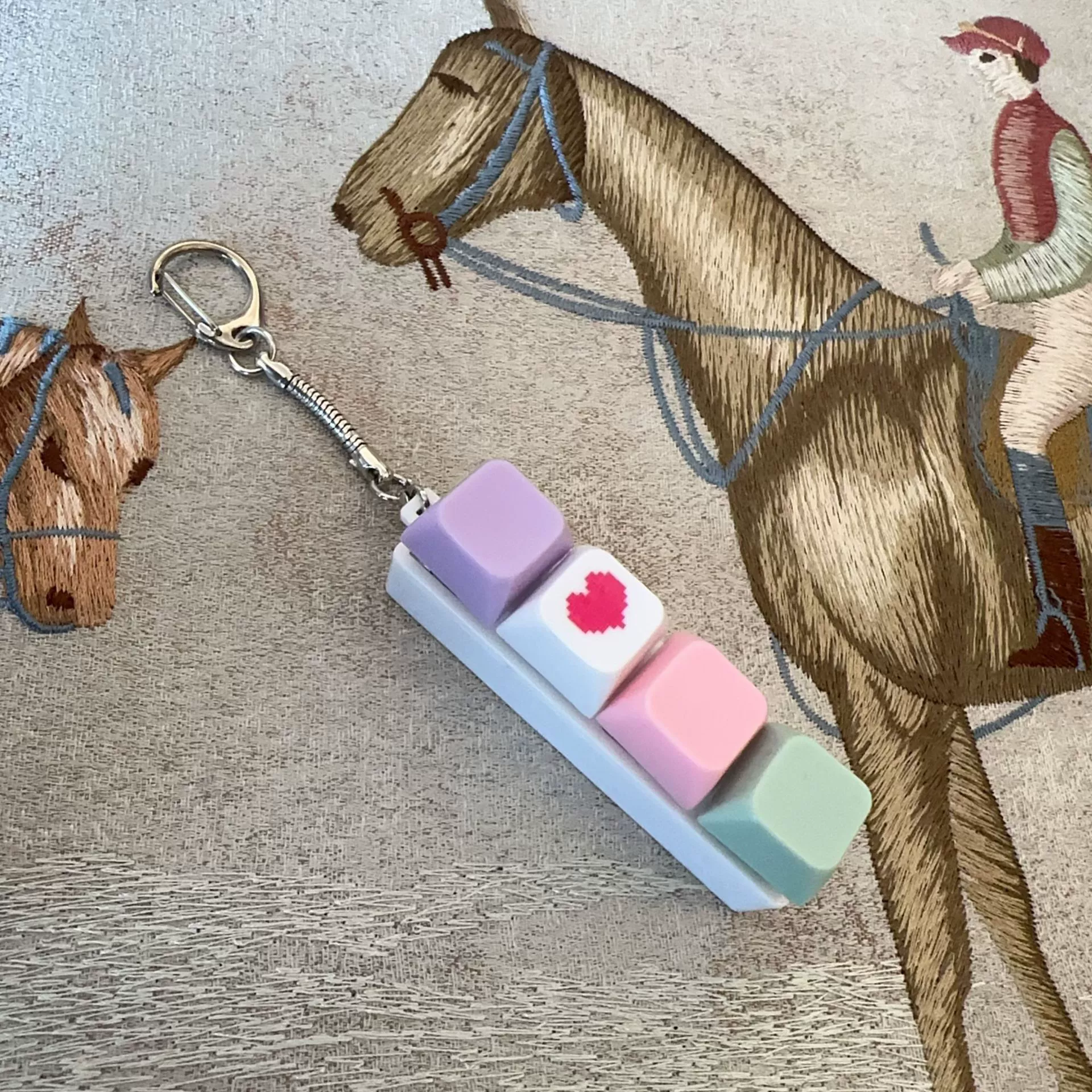 Трансграничная прямолинейная декомпрессия, 4-клавишная механическая клавиатура, тестер оси макарон, декомпрессионный колпачок, брелок, игрушка