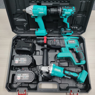 Bert 15-Cell Battery Brushless Rechargeable Electric Hammer Impact Drill Lithium Electric Angle Grinder Electric Drill Wrench Battery Universal