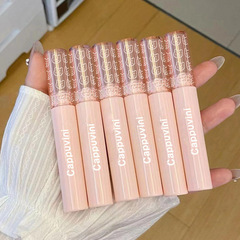 Capoovinie Bubble Bear Lip Glaze Female Student's Pouty Lips Moisturizing No-Makeup Whitening Lipstick Daily Price