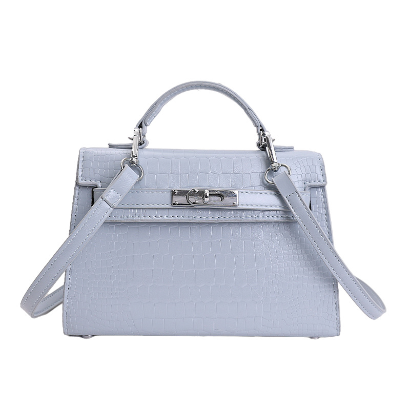 Nicho popular cocodrilo portátil bolso Kelly mujer 2026 nueva moda versátil alta sensación de hombro mochila