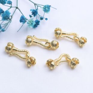 ��ɫ18K���𻨰���β���S�~�������DIY�ֹ������Ʒ�B�ӿ����