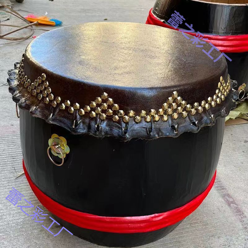 Cuerpo de vaca profesional de león tambor, gong, tambor, tambor de barco dragón tambor de guerra pulgada pulgada pulgada