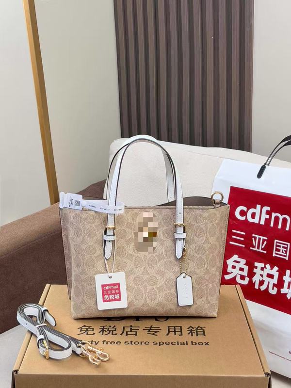 C家蔻家Mollie 25茉莉单肩包手提包斜跨真皮女包带暗标托特购物袋|undefined