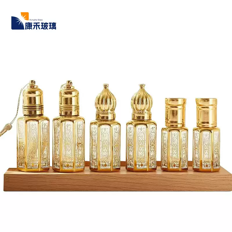 批发电镀玻璃精油瓶滚珠化妆品瓶香水精华液走珠瓶分装小样空子