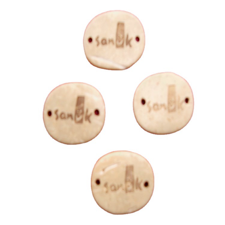 东莞星光实力厂家直销天然椰子小纽扣衬衫椰壳钮扣木工艺品雕花扣