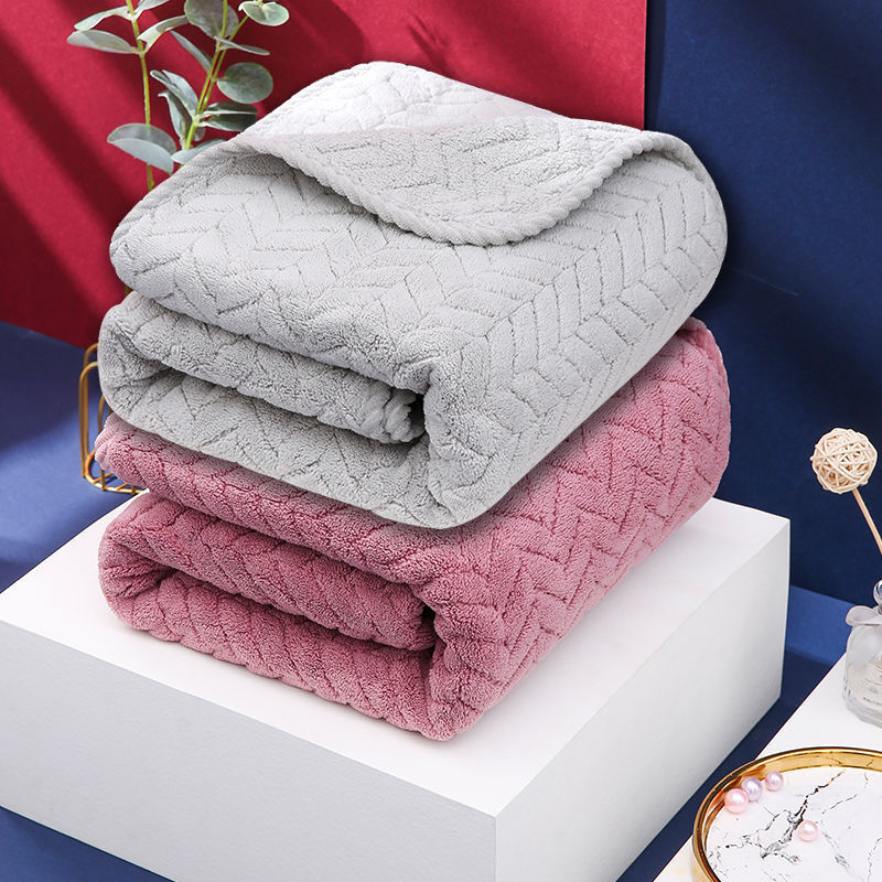 coral towel for home use for face washing