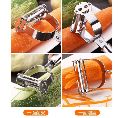 Stainless steel peeling knife household multifunctional peeling knife fruit vegetable melon peeling potato peeler grating artifact