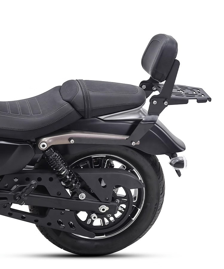 Muscle car Wolf applicable to Qianjiang flash 350 backrest tail shelf rear tail frame tail wing multifunctional folding backrest modification