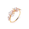 Fashionable zirconium, bracelet, ring, jewelry, accessory, European style, wholesale