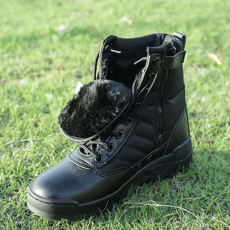 Primavera y verano botas de entrenamiento de combate de alta altura zapatos de montaña respirables botas tácticas de hombre zapatos de excursión al aire libre superligeros botas Martin fábrica de botas