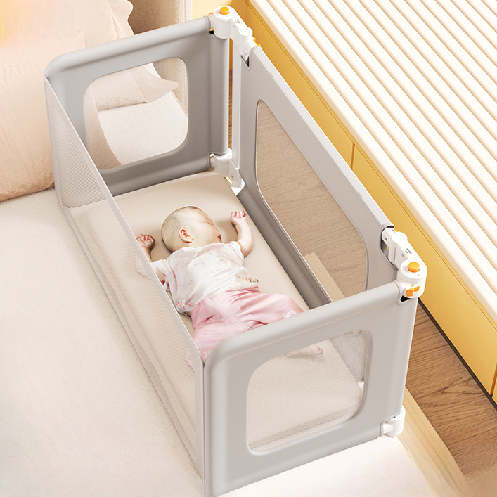Qatta Multifunctional Bed-In-Bed Portable Installation-Free Bed Guardrail Crib Newborn Baffle Stacked Baby Bed