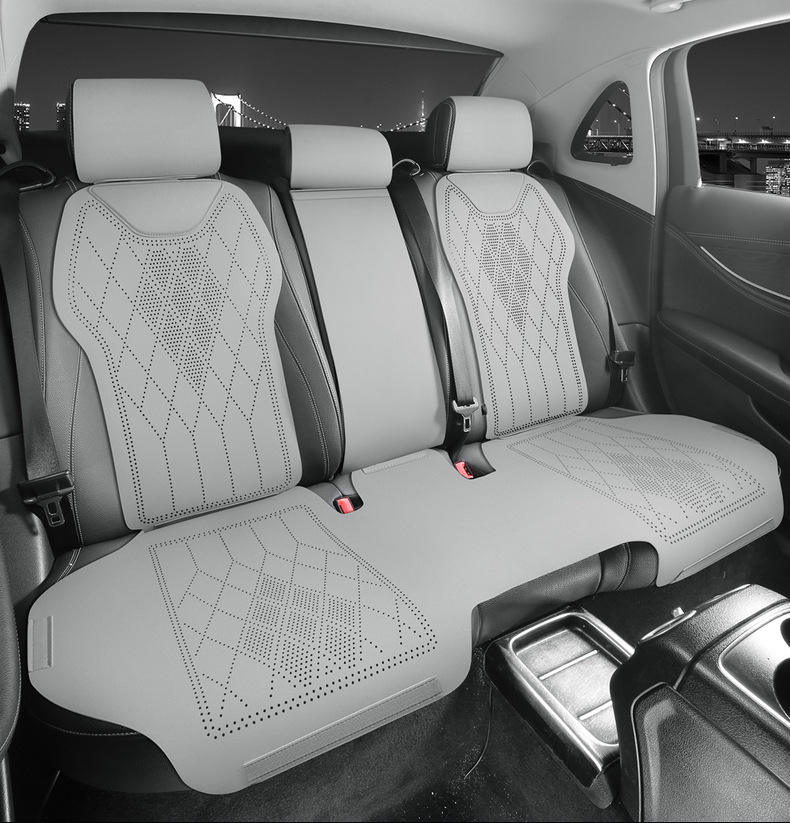 Car Seat Cushion, Universal for All Seasons, Suede Car Seat Cushion, New Small Waist Saddle Cushion, Summer Thin Seat Cover
