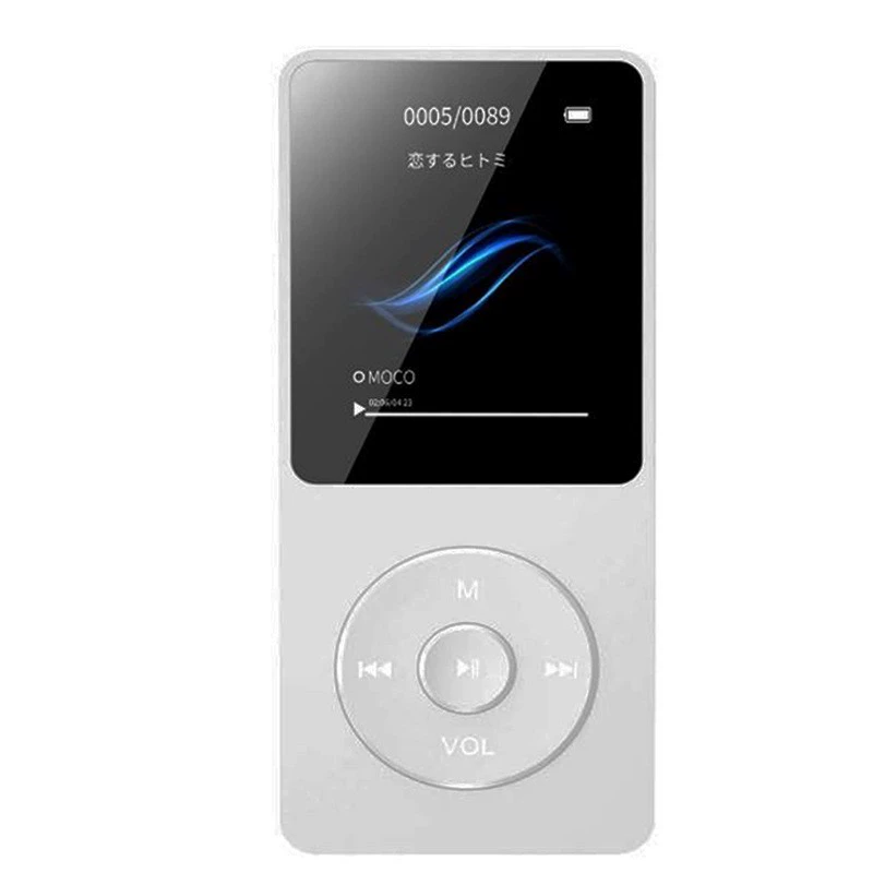 Портативный MP3/MP4 Bluetooth-плеер, FM-радио, Bluetooth 5.0, расширяемая память (Нет/8/16/32/64/128 ГБ)