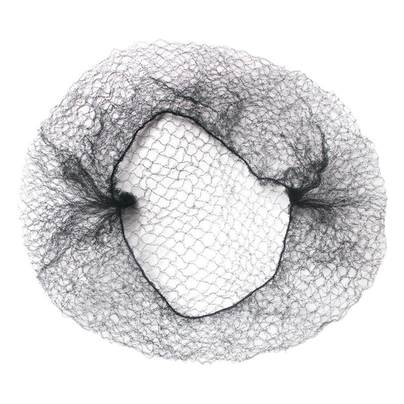 50 Invisible Hair Net Black Stewardess Hair Dance Children's Professional Hair Flower Net Pocket Hair Set Fine Female Flight Attendant