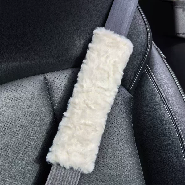 Car Seatbelt Shoulder Pads, Short and Long Plush, Ultra-Soft Protective Shoulder Pads, Practical Material, Seatbelt Shoulder Pads